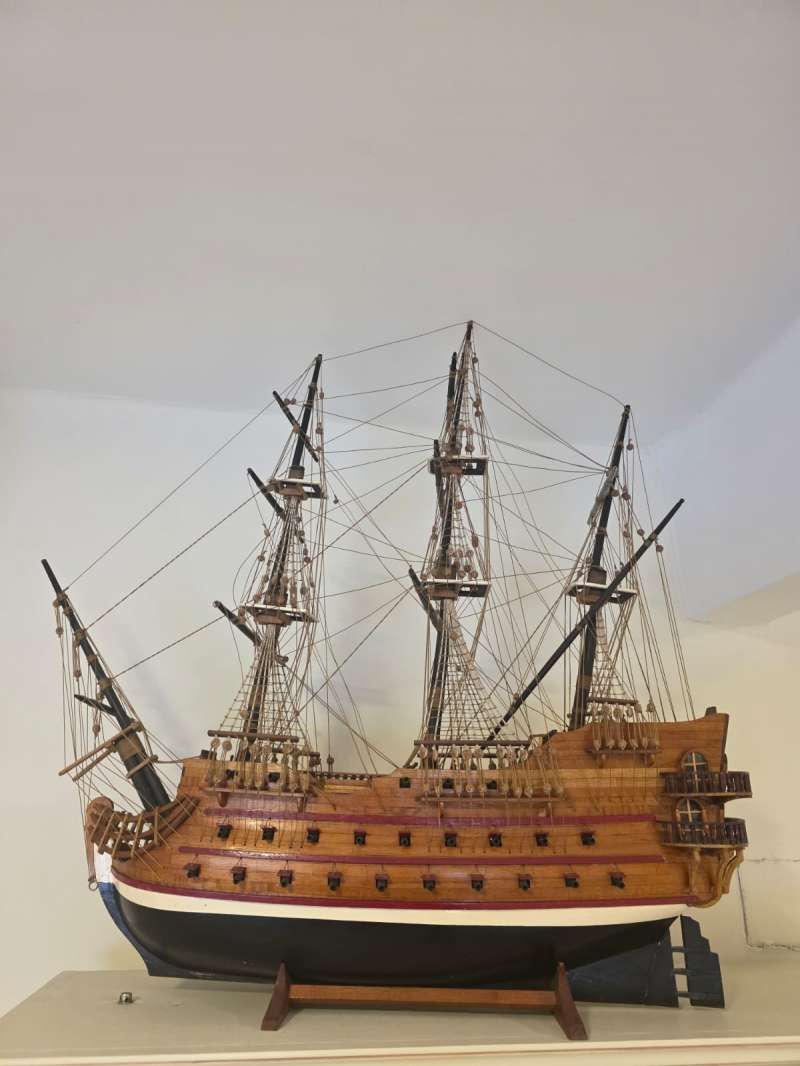 Maqueta de un barco. / EPDA