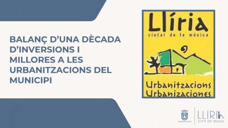 Cartel presentado por el Ayuntamiento de Llíria sobre el balance./EPDA