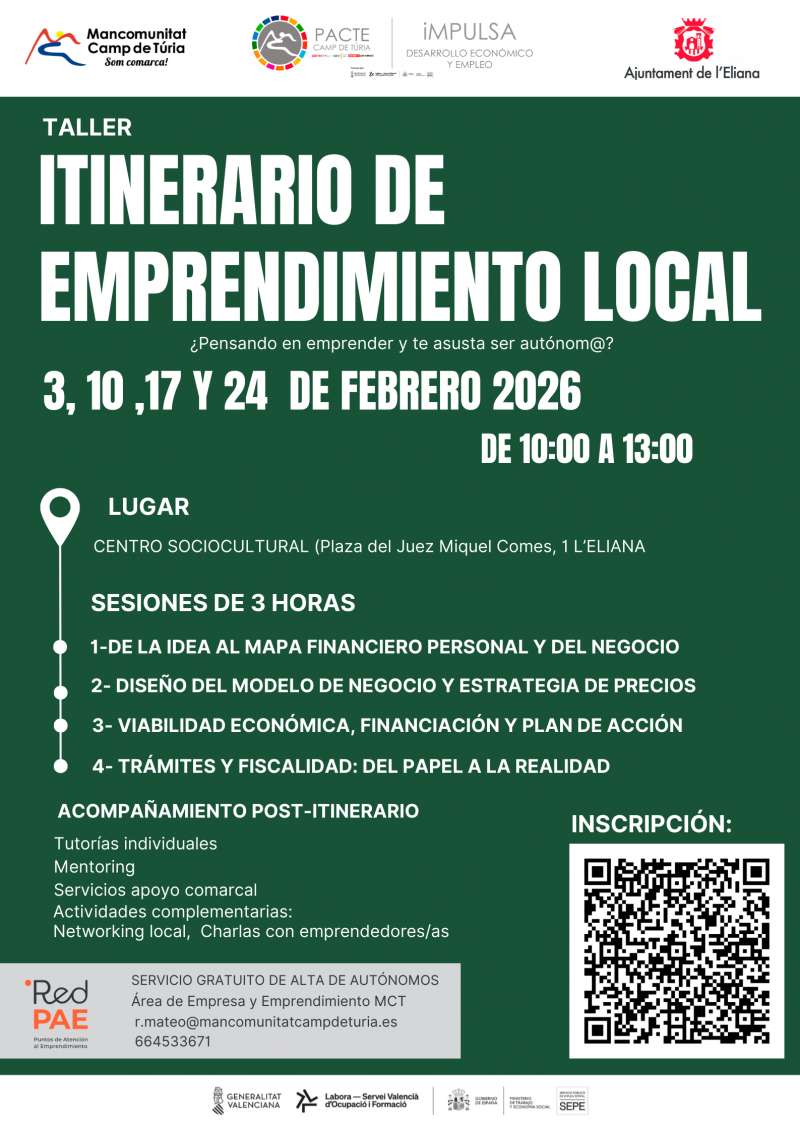 Cartell de l"itinerari./EPDA