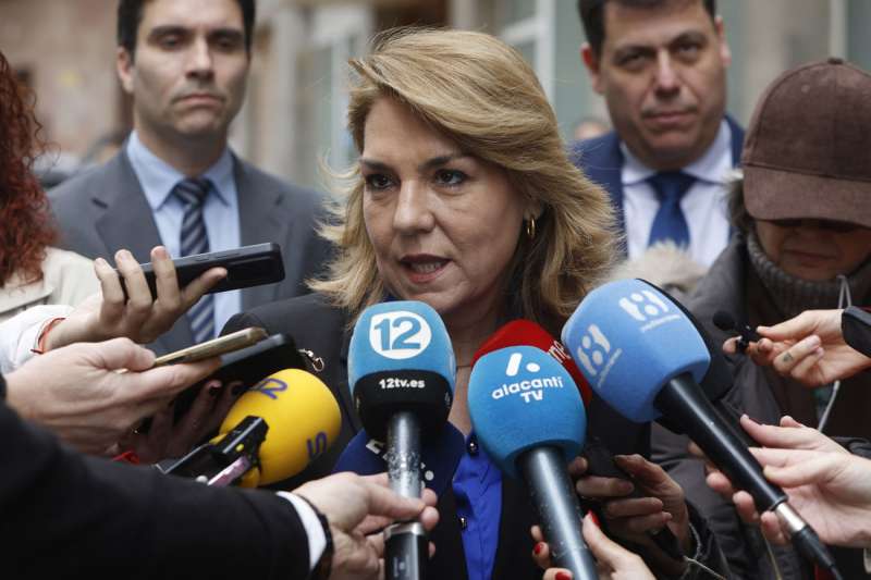 La vicepresidenta y consellera de Vivienda y Empleo, Susana Camarero, este miércoles en Alicante. EFE/Morell

