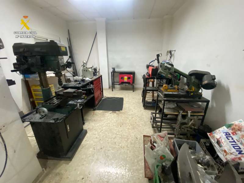 El local decía ser una ferretería. /EPDA