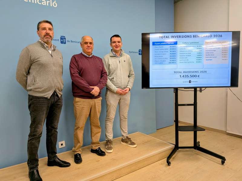 Presentació del Pressupost General per a l"exercici 2026 de Benicarló./ EPDA