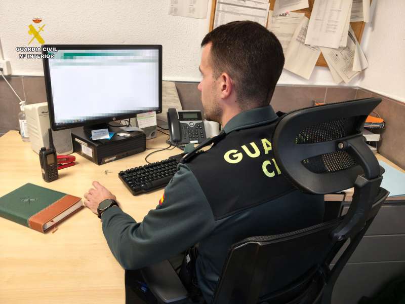 La investi8gación la ha llevado la Guardia Civil de Oliva. /EPDA