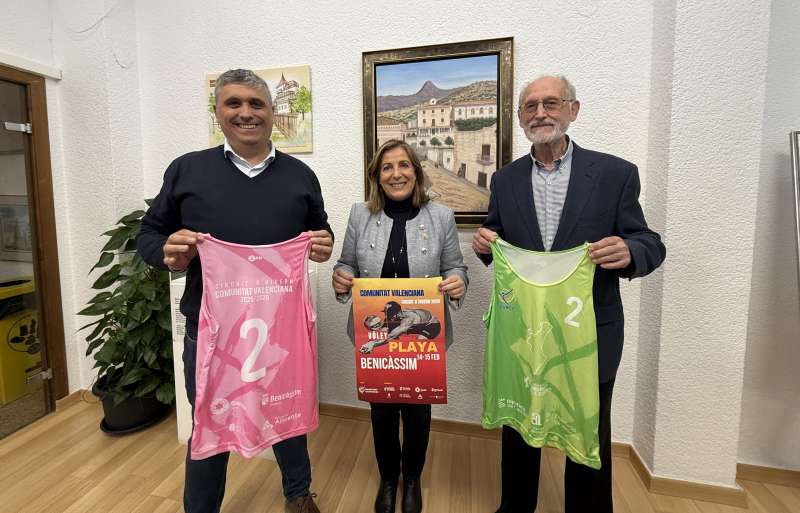 Presentación del Circuito de Invierno de vóley playa en Benicàssim. / EPDA