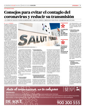 Especial CONSEJOS CORONAVIRUS 