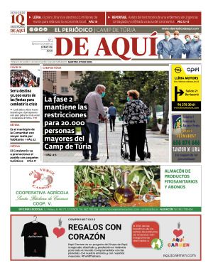 Camp de Túria edición del 29 05 2020