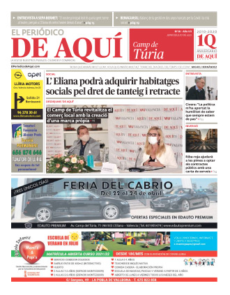 Camp de Túria edición del 18 06 2021