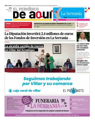 La Serranía edición del 22 04 2022