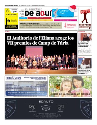 Camp de Túria edición del 23 12 2022