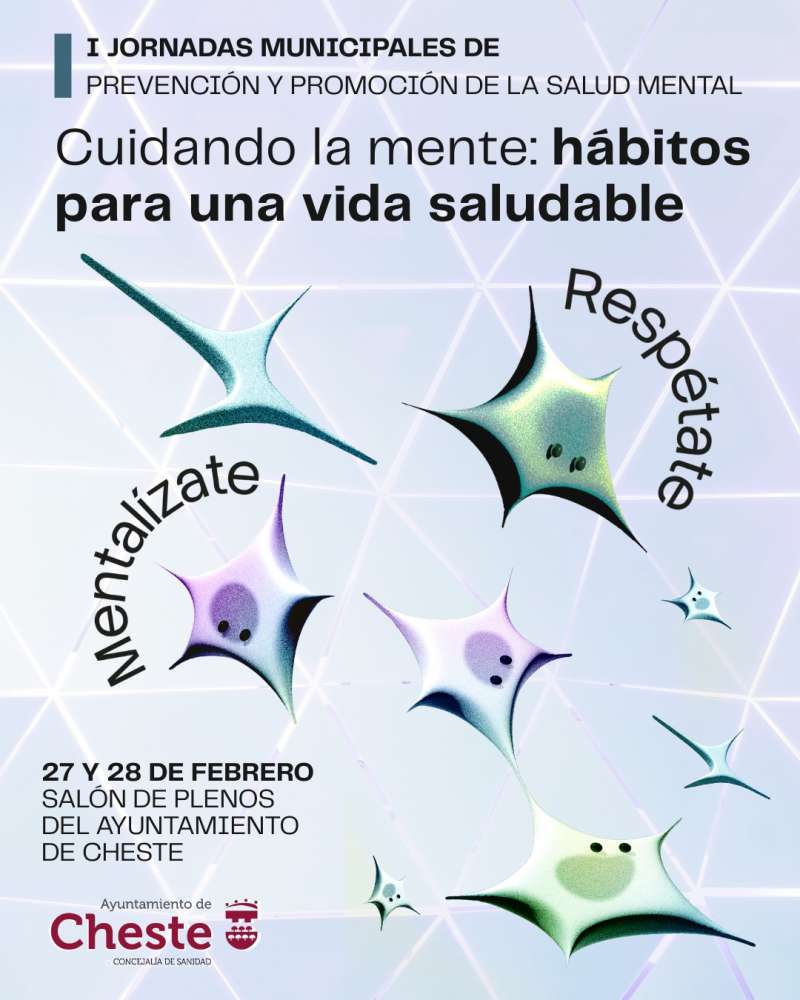 Cartel de anuncio de las Jornadas Municipales de Prevención y Promoción de la Salud Mental. / EPDA