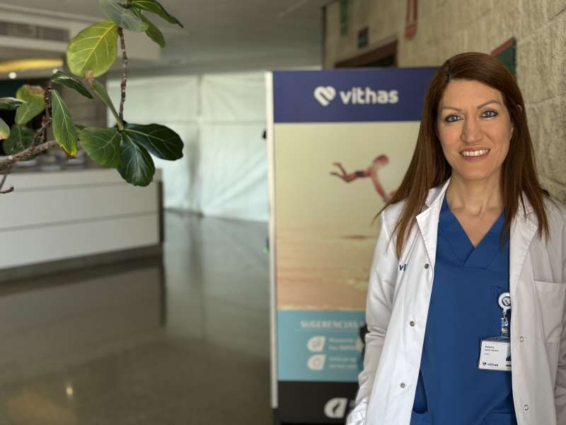 La doctora Paloma Núñez, pediatra del hospital Vithas Valencia 9 de Octubre. / EPDA