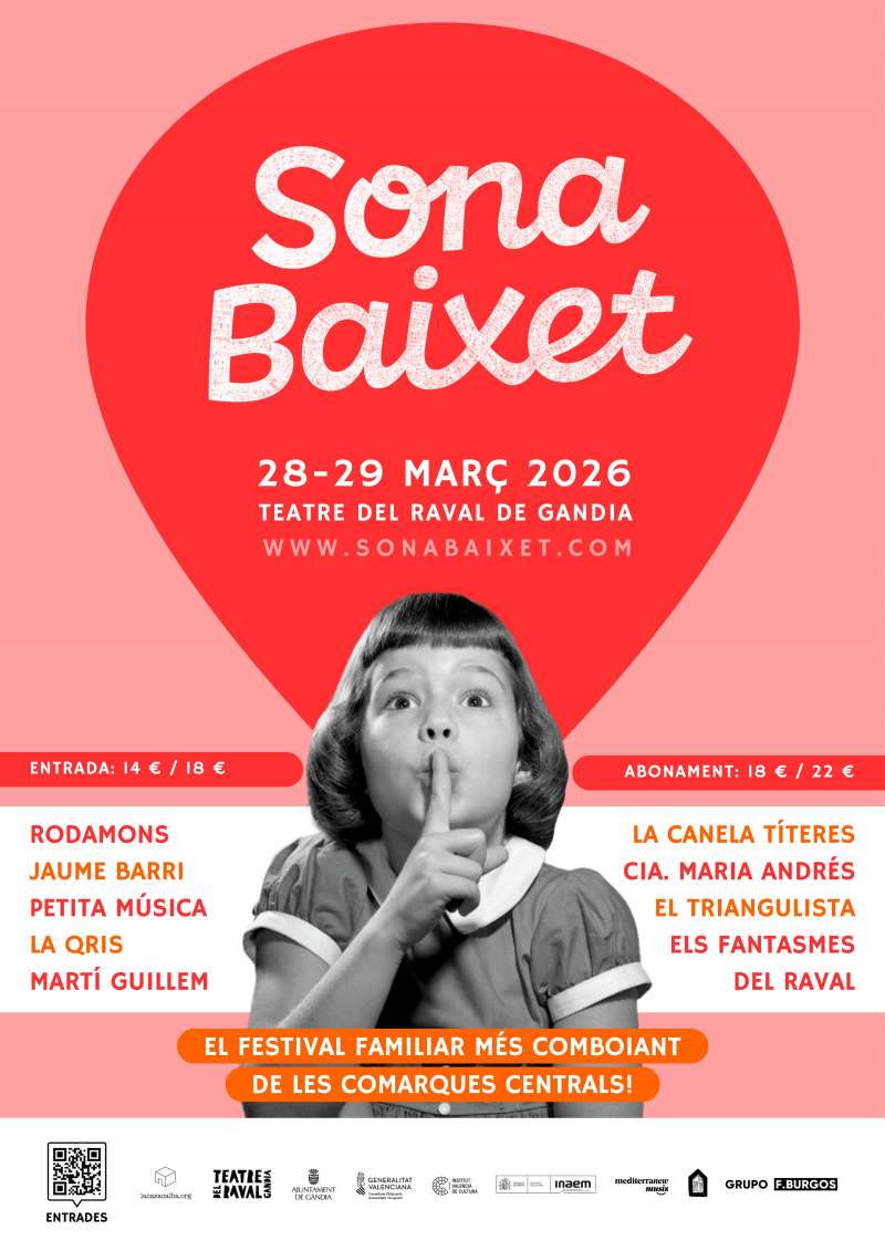 Cartell de la XII edició del Festival Sona Baixet. /EPDA