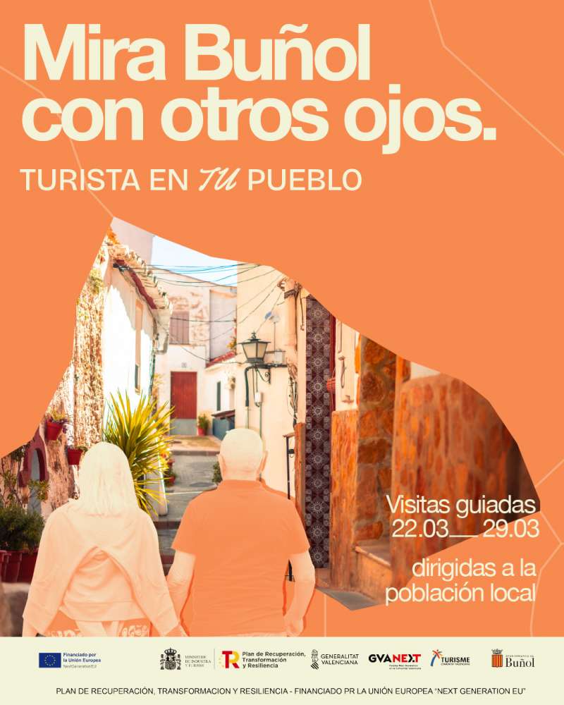 Cartel de la nueva iniciativa turística de Buñol. / EPDA