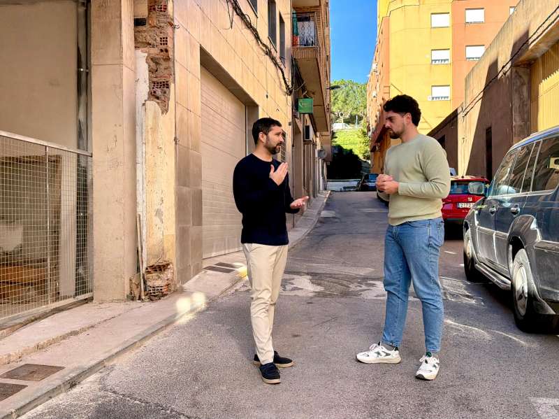 Samuel Falomir i Erik Torner. / EPDA