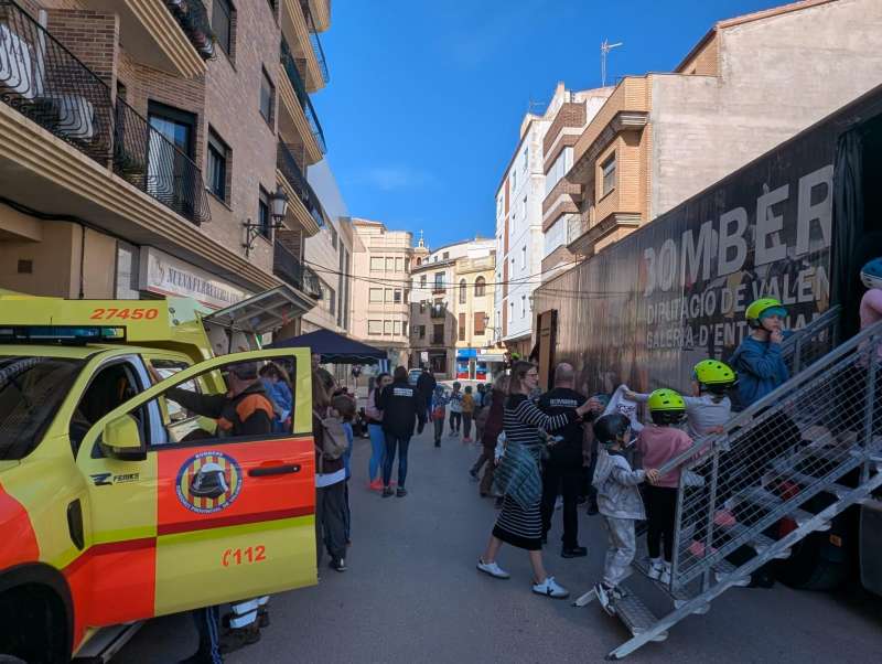 Jornada del Consorcio de Bomberos en Utiel. / EPDA