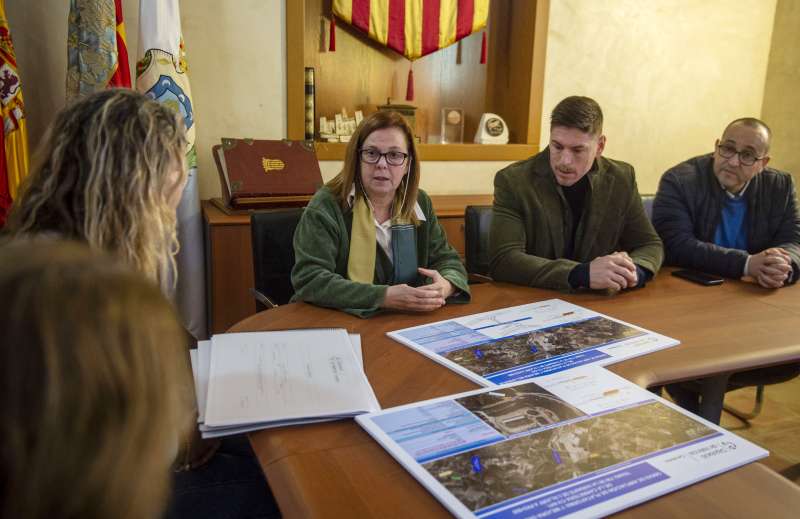 Visita de Reme Mazzolari en Albaida./EPDA