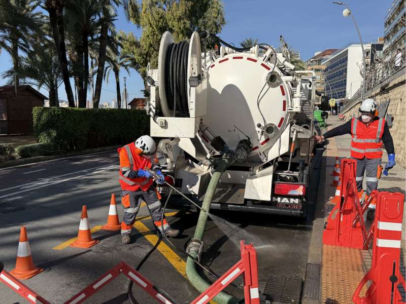 El sistema de alcantarillado de Benidorm es una compleja infraestructura de más de 120 km de colectores, 4.000 pozos de registro, bombeos, etc,/EPDA