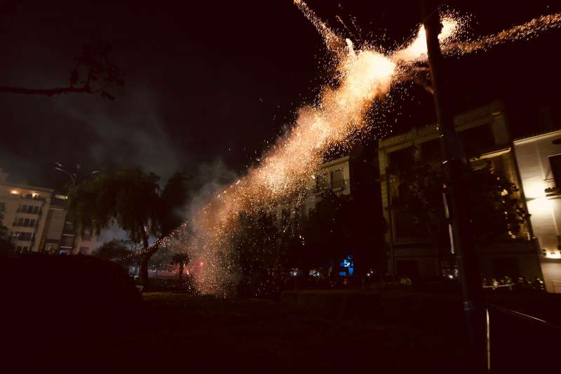 Nit del Foc de las Fallas 2026 de Burriana. / EPDA