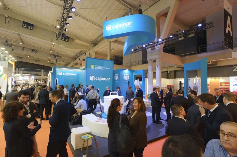 Estand de Cajamar en Alimentaria./EPDA