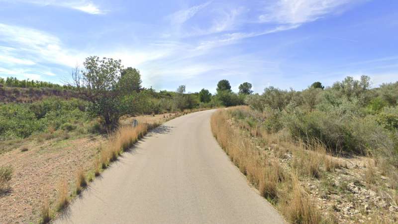 Camino del Cerrito Royo en Pedralba. /EPDA