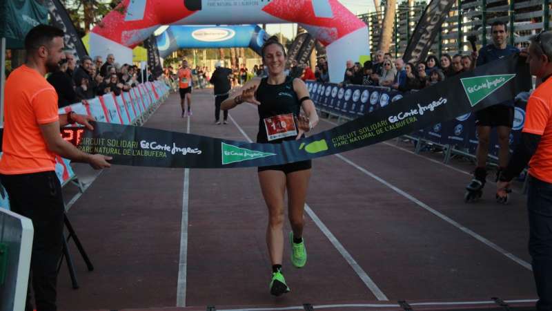 Clara Zacarés, mujer más rápida de la carrera. / EPDA