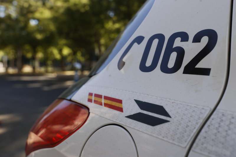  Coche de la Guardia Civil con el número de teléfono 062, a través del cual la Guardia Civil le atenderá directamente, las 24 horas del día, los 365 días del año.  EFE/Mariscal