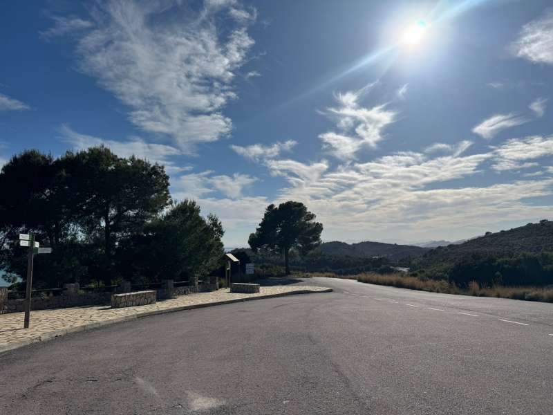 Carretera de la Cornisa de Oropesa del Mar. / EPDA