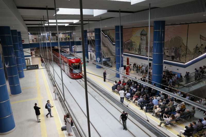 Vista general de la estación de Amado Granell de Metrovalencia. Archivo/ EFE/Juan Carlos Cárdenas
