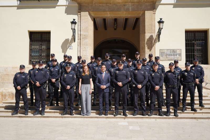 Nuevos agentes de la Policía Local de Paterna./EPDA