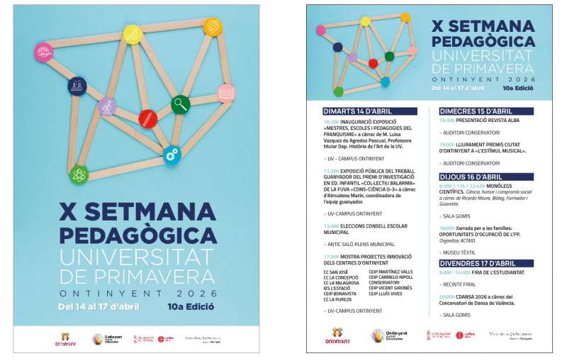 Cartell oficial Setmana Pedagògica./ EPDA