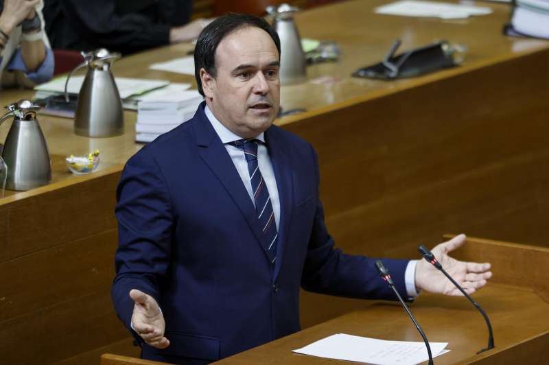 Imagen de archivo del president de la Generalitat, Juanfran Pérez Llorca. EFE/Biel Aliño /Archivo

