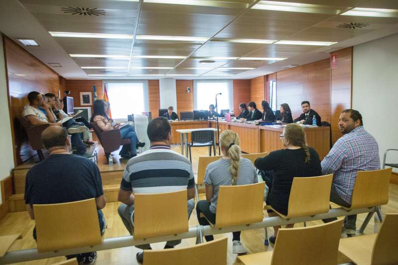 Imagen de archivo de un juicio en la Audiencia Provincial de Castellón. EFE/Domenech Castelló/Archivo
