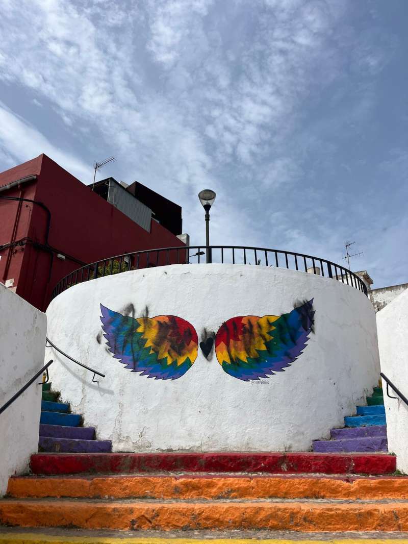 Mural LGTBI+ de la Vall d"Uixó. / EPDA