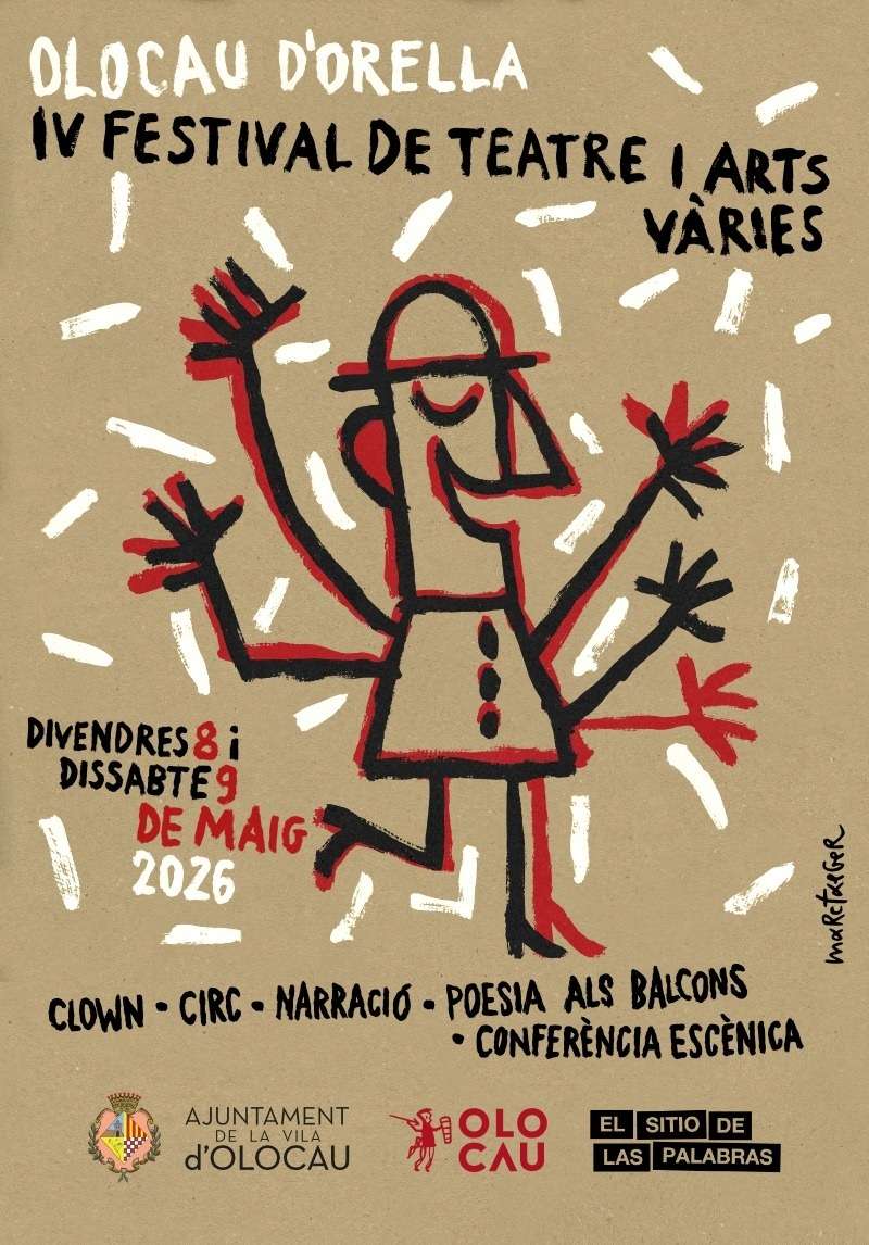Cartell de la quarta edició del Festival Olocau d?Orella. /MARC TAEGER