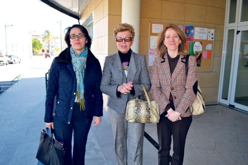 Representantes de El Plantío en el año 2013 en el ayuntamiento de Canet. EPDA