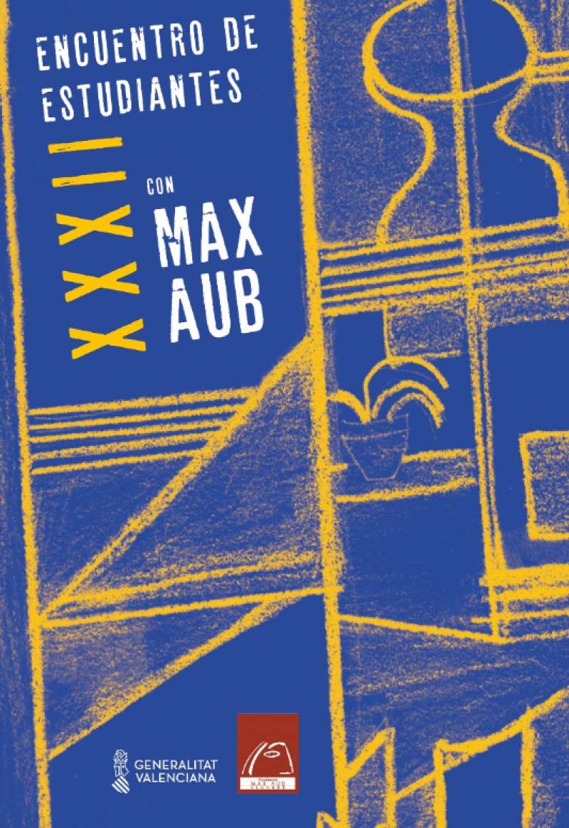 Cartel del encuentro de estudiantes de la Fundación Max Aub. EPDA