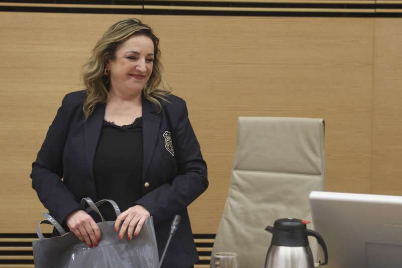 La meteoróloga de À Punt Victoria Roselló, en una imagen de archivo. EFE/Víctor Lerena

