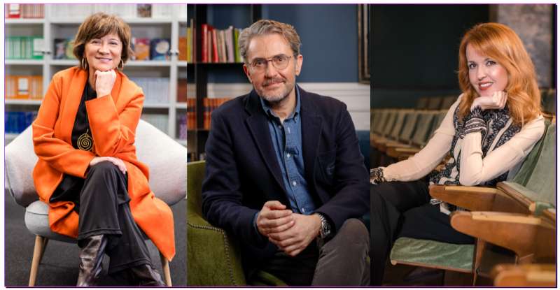 De izquierda a derecha: Mativel Preciado, Máximo Huerta y  Vanessa Monfort /EPDA