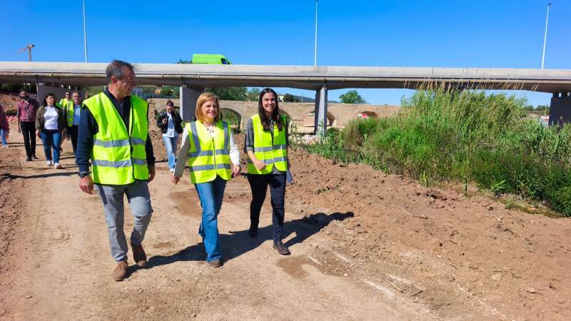 Visita de la delegada del Gobierno, Pilar Bernabé. /EPDA