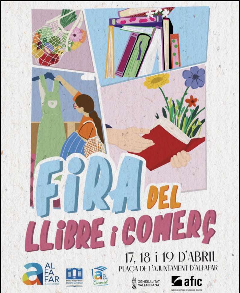 Cartel de la primera edición de la Feria del Libro, Comercio y Gastronomía./EPDA