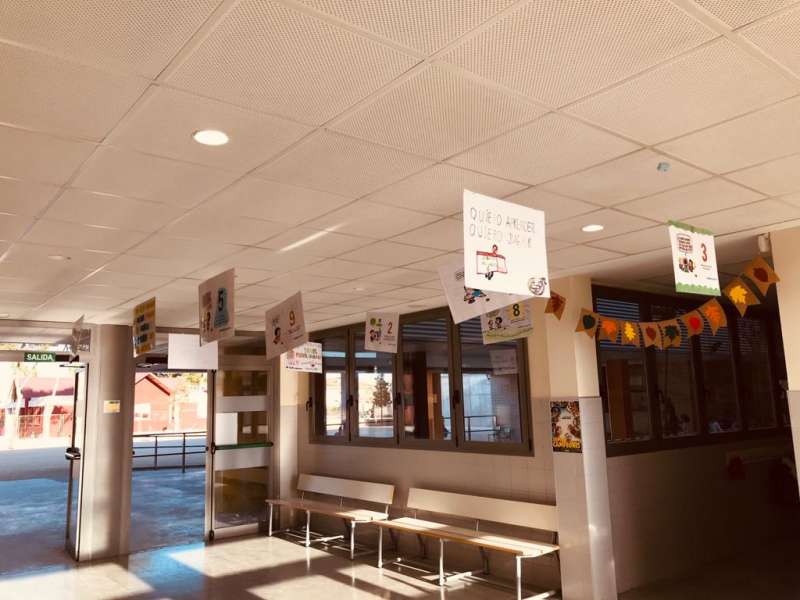 Interior del CEIP Els Germanells de Rafelbunyol./EPDA