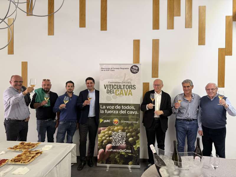 Brindis al concluir la presentación. / EPDA