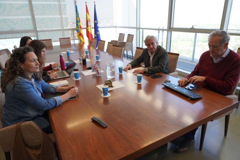 Raúl Mérida durante la reunión con responsables del gobierno de Baviera. / EPDA