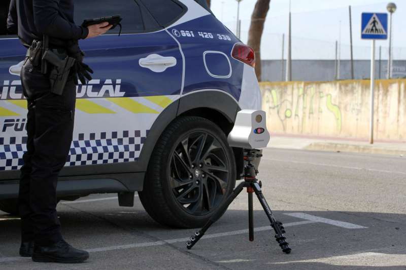 Radares utilizado por la Policía Local de Puçol./EPDA