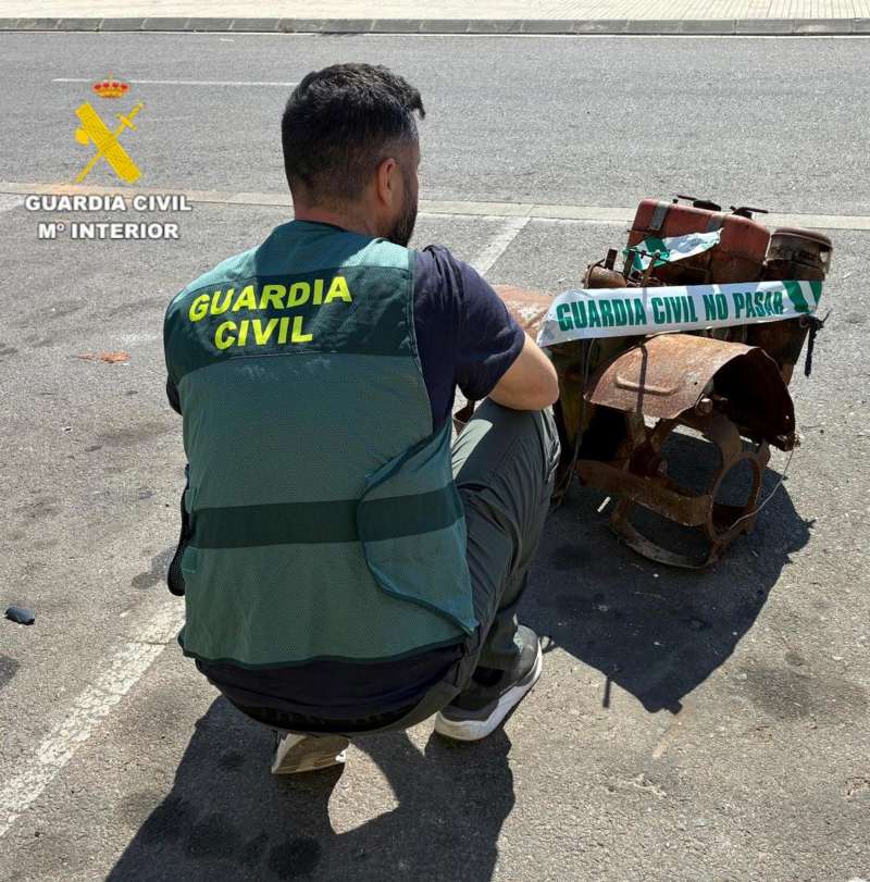 Imagen facilitada por la Guardia Civil. / EFE
