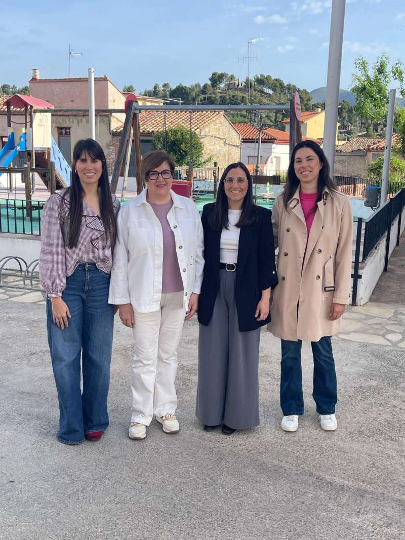 Visita de Antonia García Valls a Benafer. EPDA