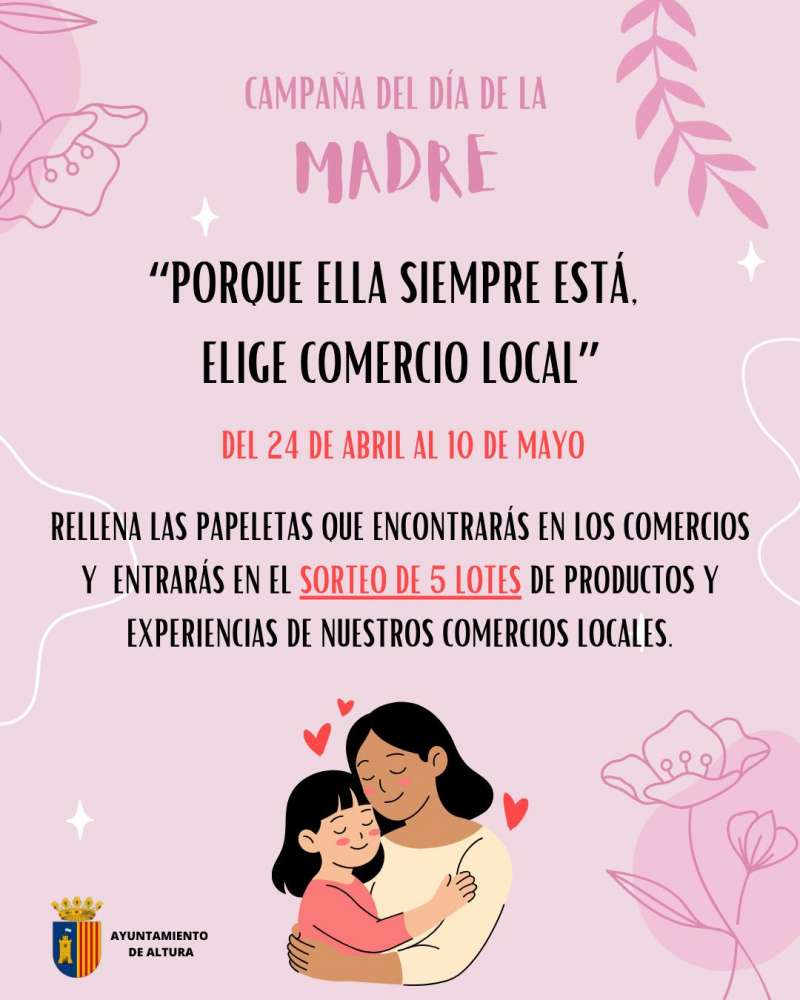 Cartel de la campaña de comercio de Altura. EPDA