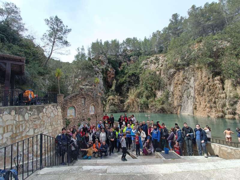 Gran participación en el Hidrogeodía de Montanejos. EPDA