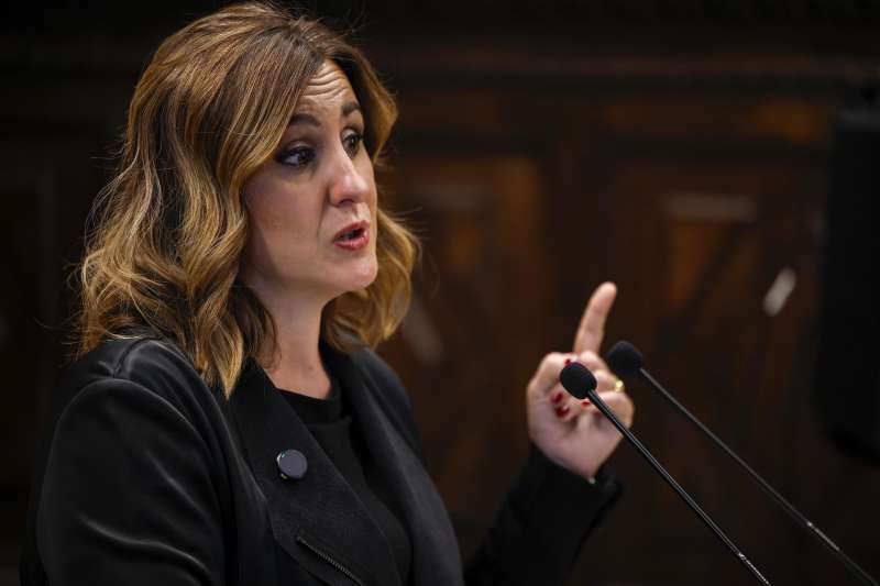 Imagen de archivo de la alcaldesa de Valencia, María José Catalá. EFE/Biel Aliño /Archivo
