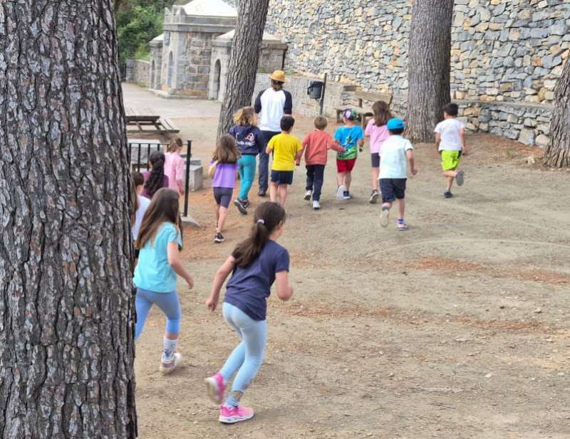 Alumnado de Altura durante una actividad. EPDA
